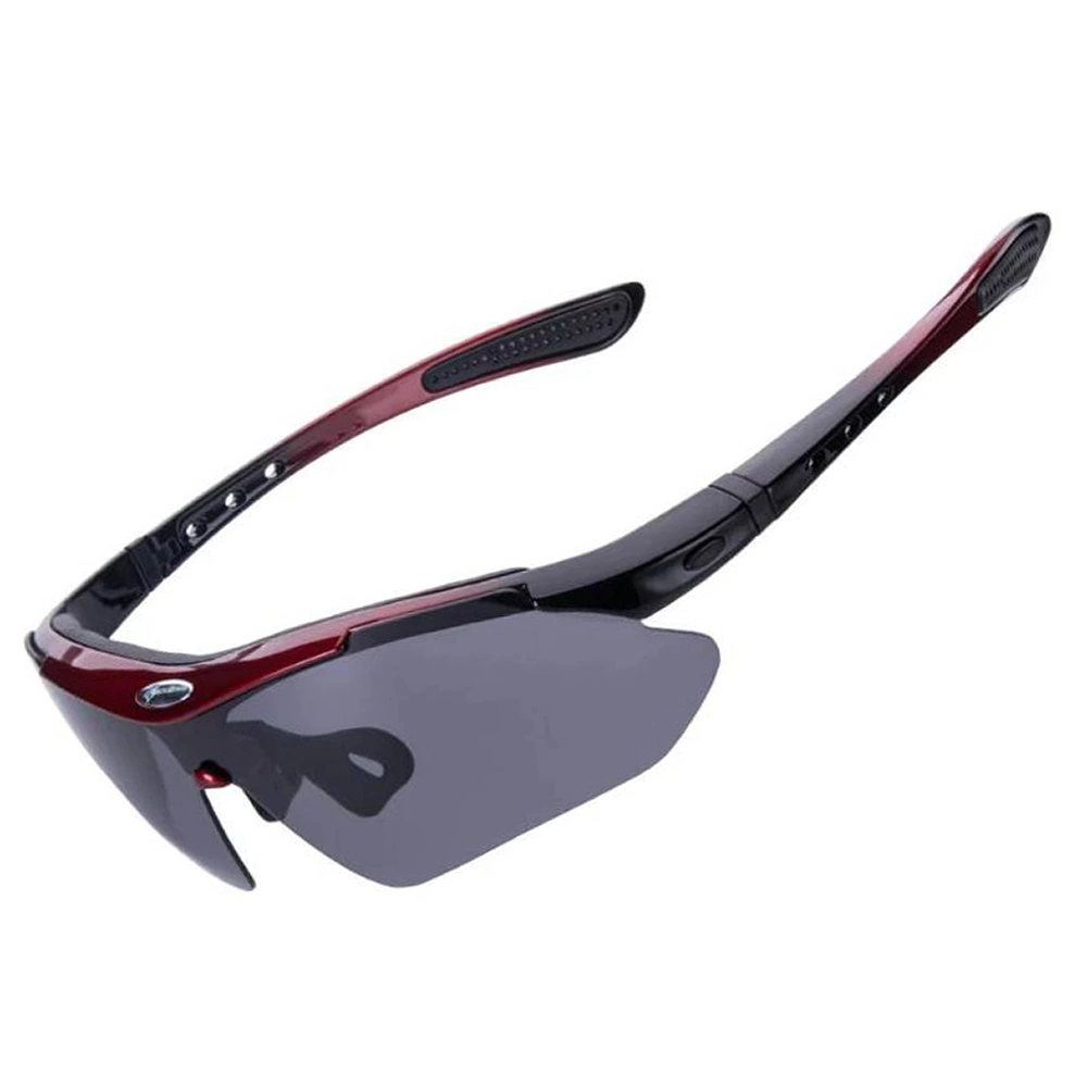 Rockbros 10141 fotochromatické cyklistické brýle UV400 - červené